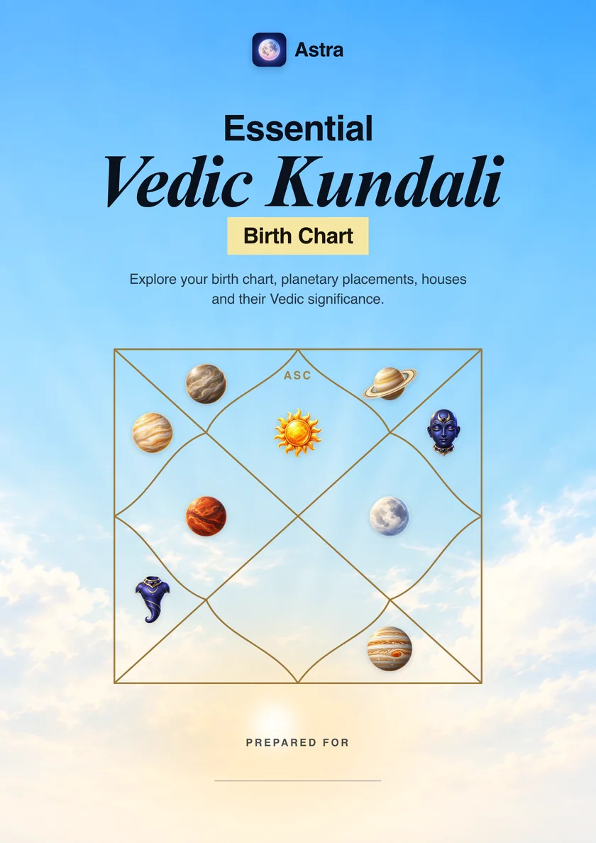 Cover of the Essential Vedic Kundali